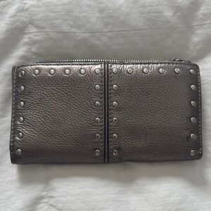 Michael Kors Metallic Gray Wallet